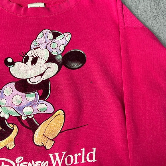 Vintage Pink Minnie Mouse Crewneck - Picture 6 of 7